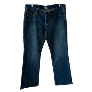 Old Navy Womens Diva Bootcut Jeans 10 Petite Dark Wash Low Rise 2011